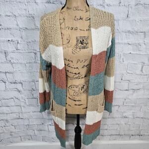 Altard State striped cardigan sweater top Sz XS/S casual A18